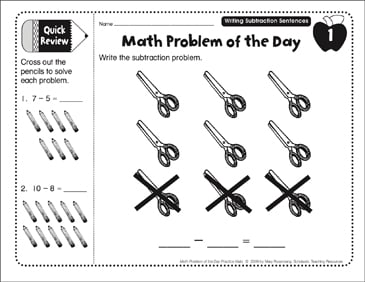 subtraction clip art black and white