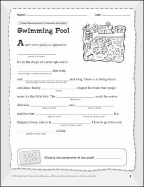 Swimming Pool (Perimeter and Area)