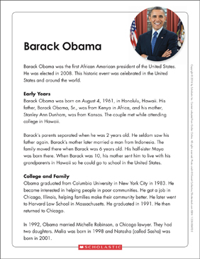 Barack Obama: Text & Organizer