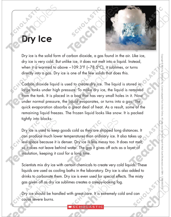Ask the Experts: Cold Hard Facts about Dry Ice