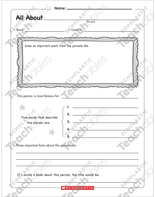 Sir Isaac Newton: Text & Organizer | Printable Graphic ...
