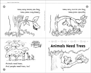 Animals Need Trees (Mini-Book & Activities) | Printable Mini ...