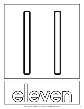 matching numerals and number words number 11 printable skills sheets games and puzzles