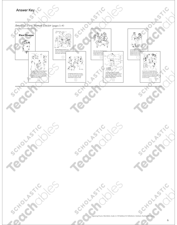 America S First Woman Doctor Sequencing Printable Mini Books