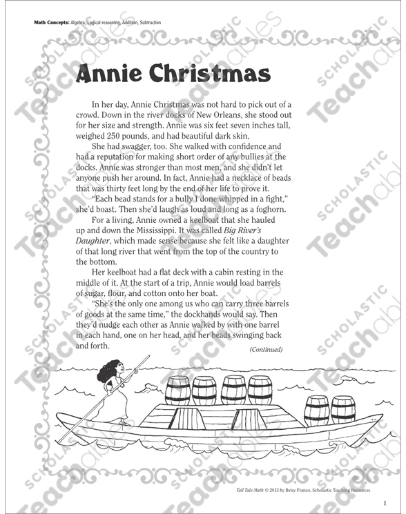 Annie Christmas (Algebra, Logical Reasoning, Addition ...