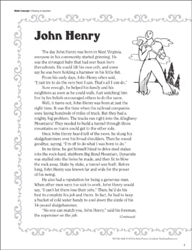 john henry tall tale
