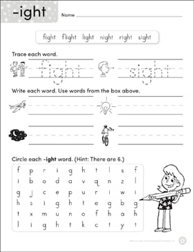 word family an write n seek practice page printable word searches