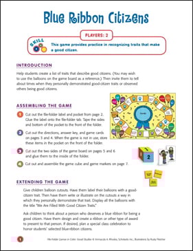 Blue-Ribbon Citizens: File-Folder Game