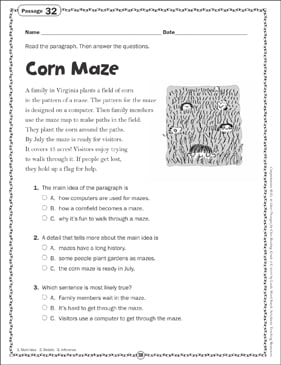 Free Printable Maze Reading Passages read iesanfelipe edu pe