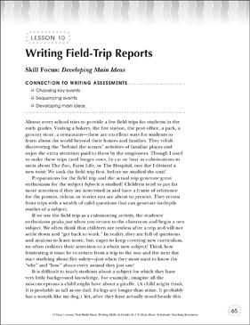 ð± How to write a field trip report example. EXAMPLES OF field trip