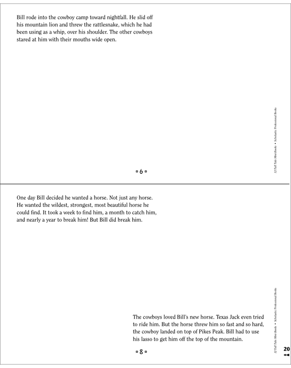Pecos Bill: Tall Tale | Printable Mini-Books