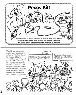 Pecos Bill: Tall Tale | Printable Mini-Books