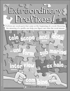Extraordinary Prefixes: Word Study Learning Pack | Printable ...