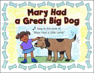 Mary Had A Great Big Dog Sing Along Book Printable Mini