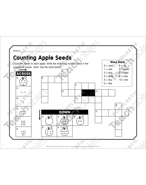 Apple seed crossword clue