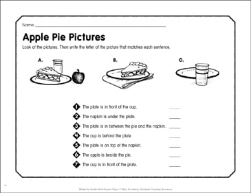 Apple Pie Pictures: September Math Practice | Printable Skills Sheets
