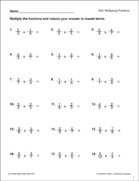 multiplying fractions worksheets games practice activities printable lesson plans for kids