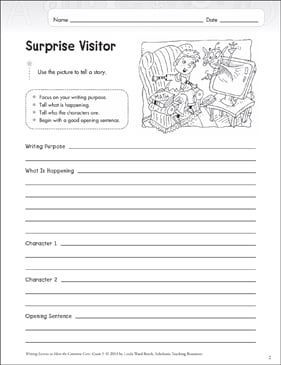 creative writing worksheets for grade 5