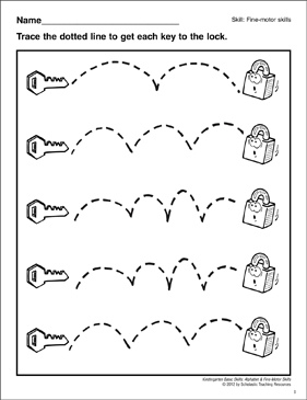 tracing curved lines rabbit fine motor skills printable skills sheets