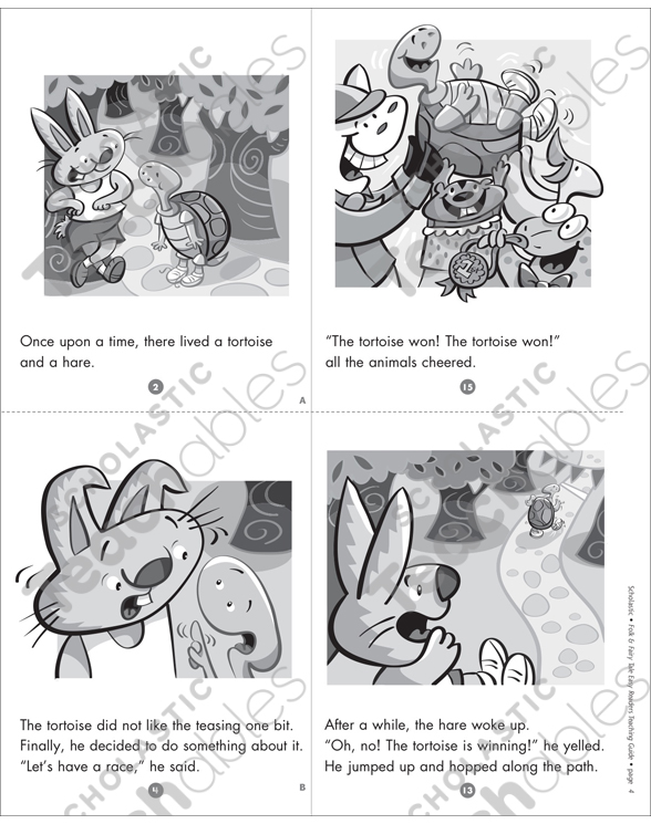 The Tortoise And The Hare Mini Book Activities Printable