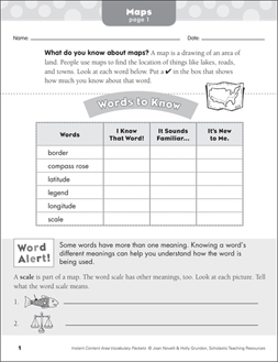 3rd Grade Social Studies Worksheets | Scholastic