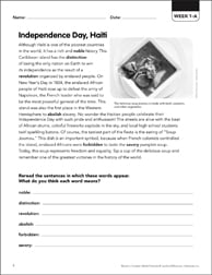 January World Festivals: Words in Context