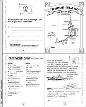 state history worksheets activities printable lesson plans for kids