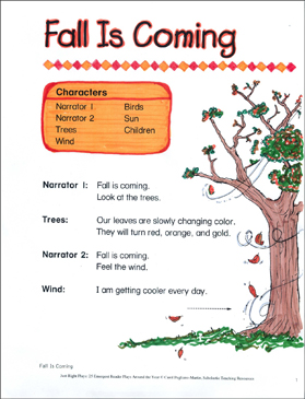 Fall is Coming: Emergent Reader Play