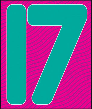 pink number 17