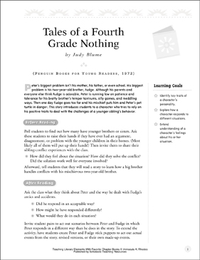 Teaching Character: How to Eat Fried Worms | Printable Lesson ...