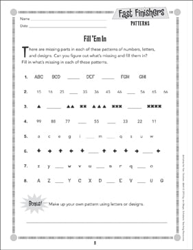 Super Challenge (Mixed Skills): Fast Finishers | Printable ...