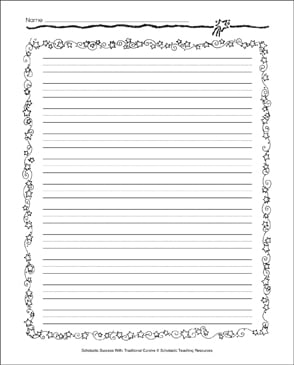 printable stationery templates for students friendly letters more