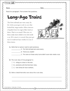 Train Printable Activities, Games, Worksheets & Reading ...