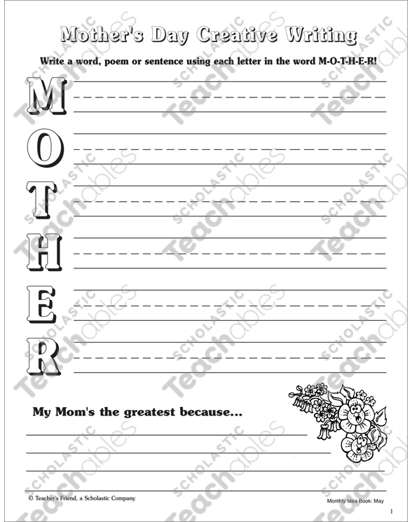 41 mother day acrostic poems 1 Educational Site for Any Grade