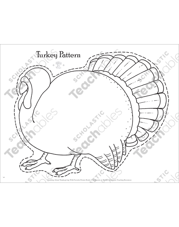 Teaching With Gracias The Thanksgiving Turkey Printable Lesson Plans And Ideas