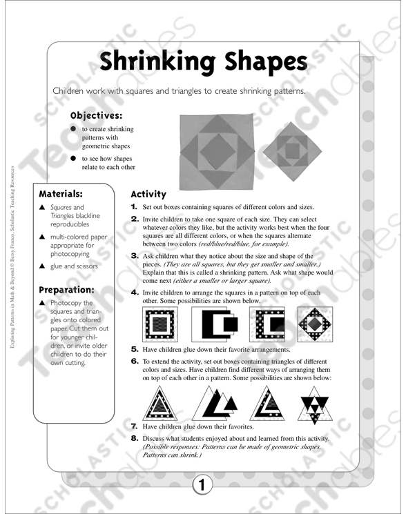 mathematical designs and patterns project pdf