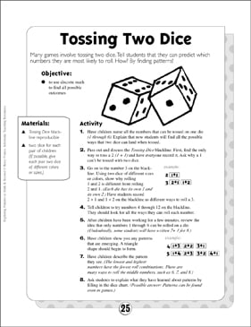 The Dice Roller 2 Dice - PowerPoint Template for Probability and Games
