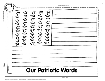 Previous Glory: Patriotic Phrase Wall Printable Lesson Ideas and photo regarding Word Wall Printable referred to as Aged Glory: Patriotic Term Wall Printable Lesson Strategies and
