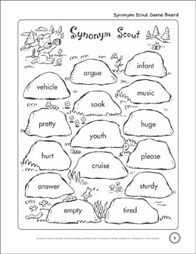 Lower Grades - Synonyms or Antonyms? Sorting Activity