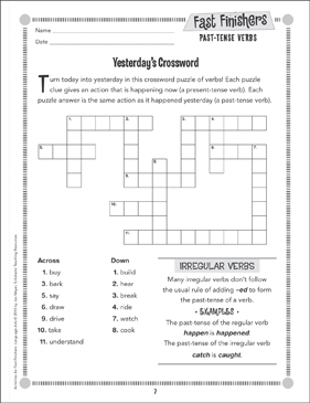 And present crossword past A Scientist