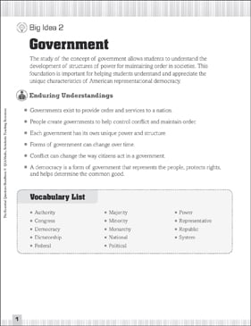 civics and government lesson plans activities worksheets games for students