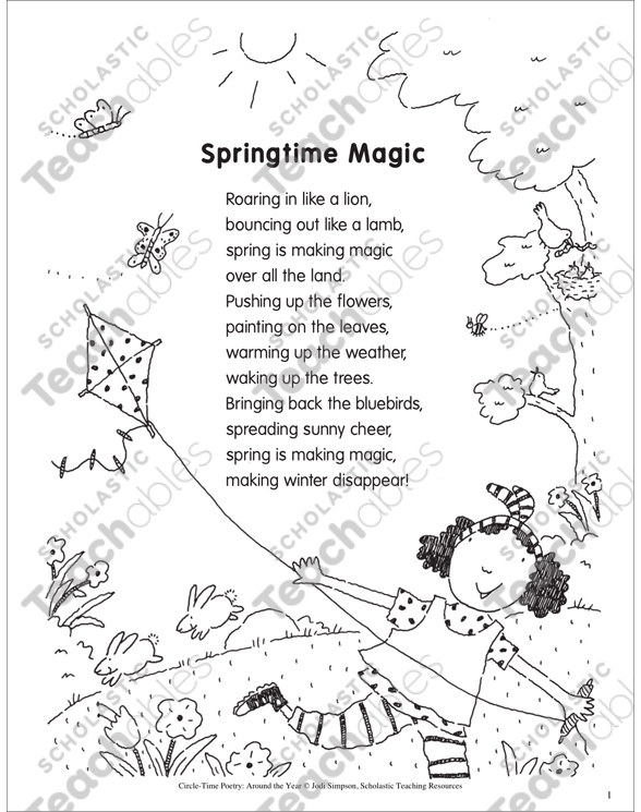 spring poems for kids