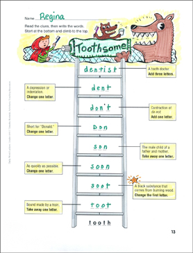 Word Ladder Pocket Chart