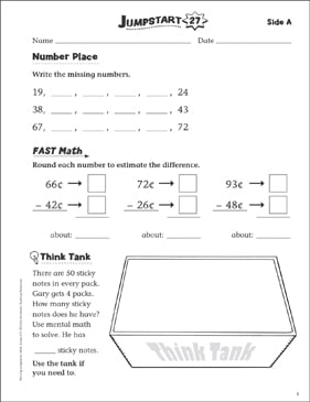 Independent Practice: Grade 2 Math Jumpstart 2 | Printable ...