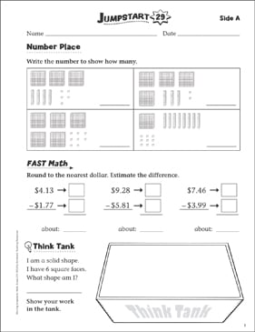 Independent Practice: Grade 2 Math Jumpstart 2 | Printable ...