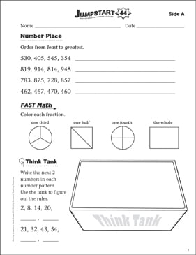 Independent Practice: Grade 2 Math Jumpstart 2 | Printable ...