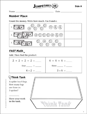 Independent Practice: Grade 2 Math Jumpstart 2 | Printable ...