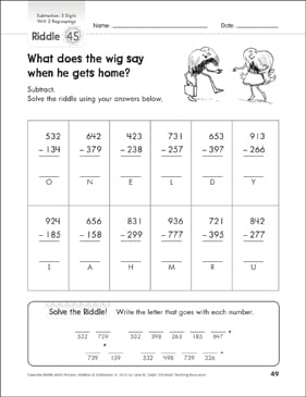 Solve-the-Riddles 19 & 20 (Addition) | Printable Skills ...