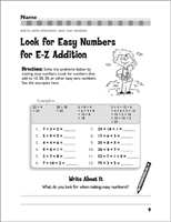 Look for Easy Numbers for E-Z Addition (Mental Math: Make Easy Numbers)