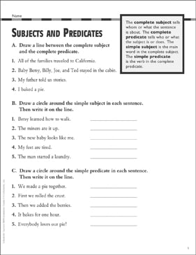 download 3rd grade grammar worksheets